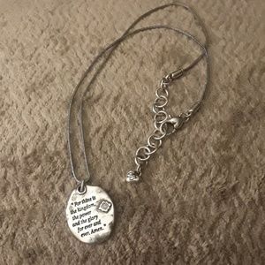 Brighton Lord's prayer necklace